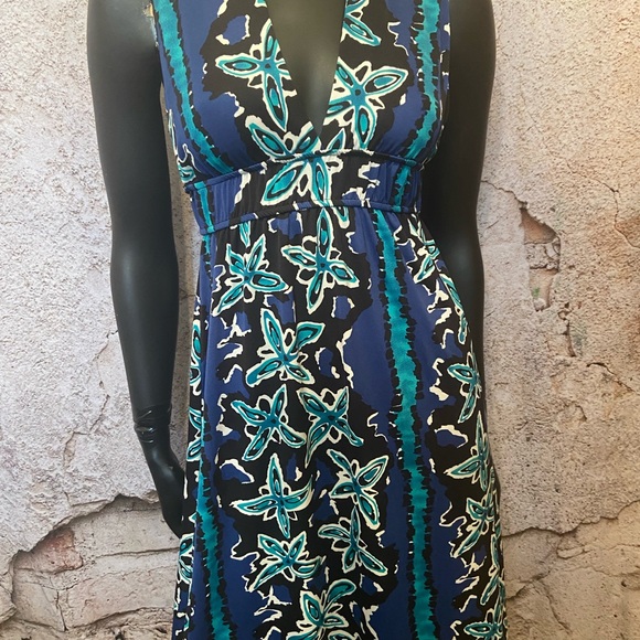 Necessary Objects Teal/Blue Maxi Dress - Picture 3 of 8